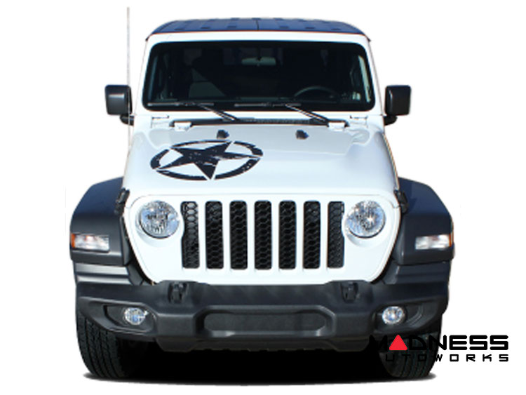 Jeep Wrangler JL Hood Graphic Kit - Legend Star